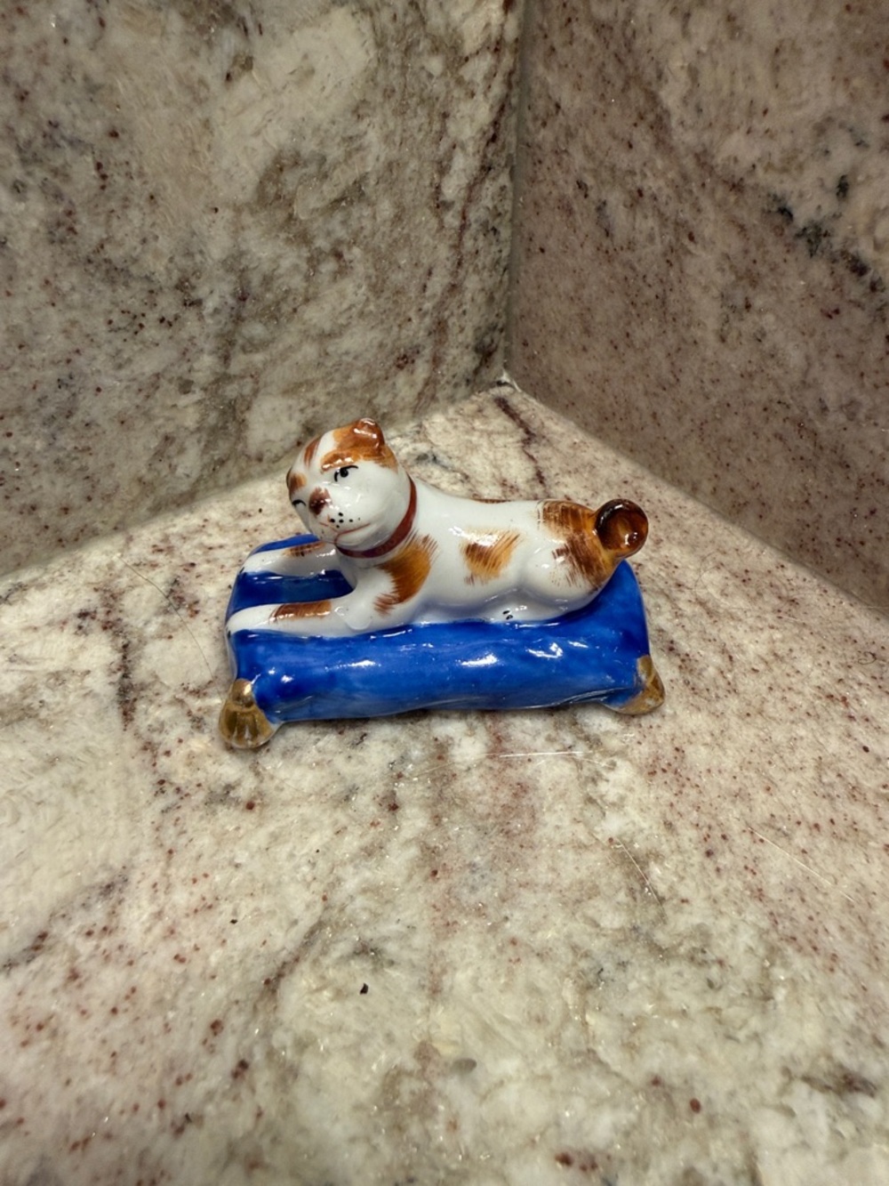 Porcelain Pug on a Pillow- Germany